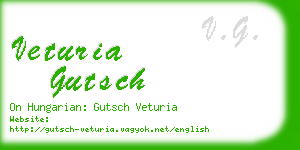 veturia gutsch business card